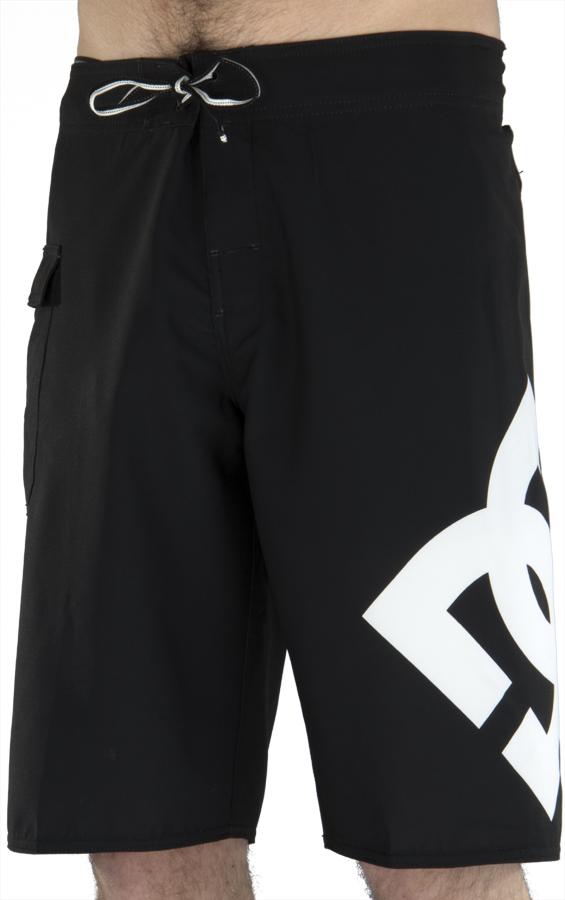 DC Lanai ESS 4 Board Shorts, 30" Waist, 22" Outseam, Black